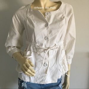 Nwt Kenar 3/4 sleeve jacket with pockets